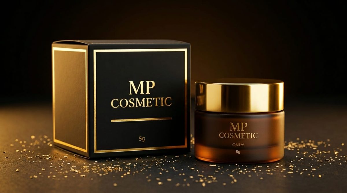 Cream jar and paper box cb0da5d684