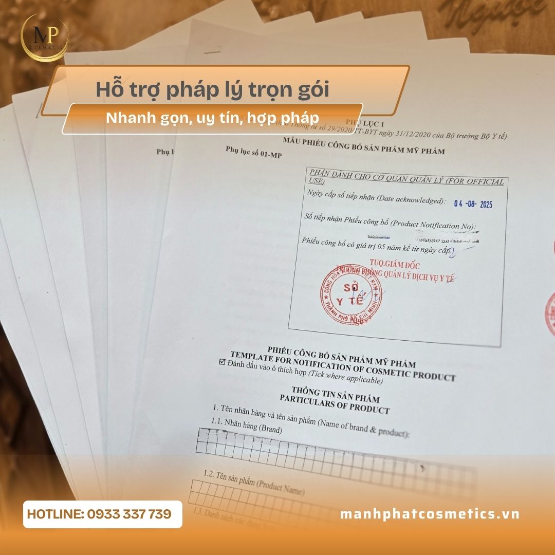 Công Bố Mỹ Phẩm 2 Công bố mỹ phẩm