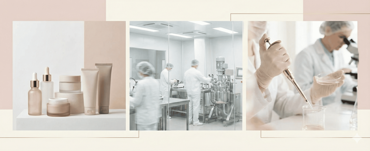 Quy trình gia công mỹ phẩm thiên nhiên 