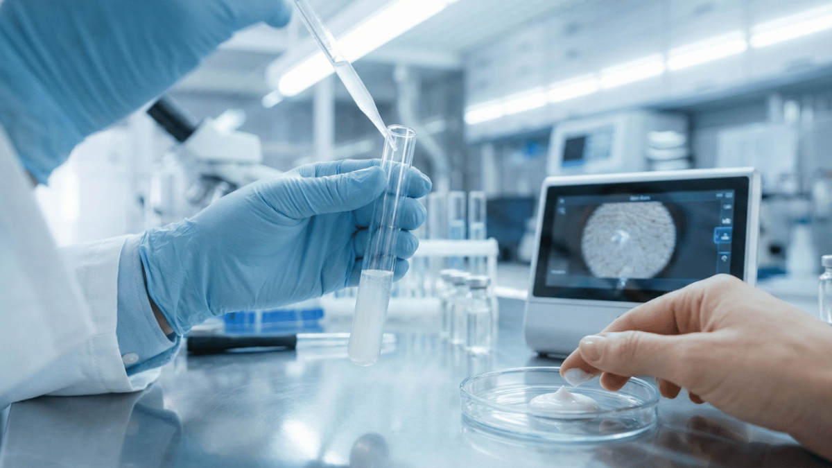 Công ty ODM mỹ phẩm sở hữu phòng Lab nghiên cứu công thức độc quyền.