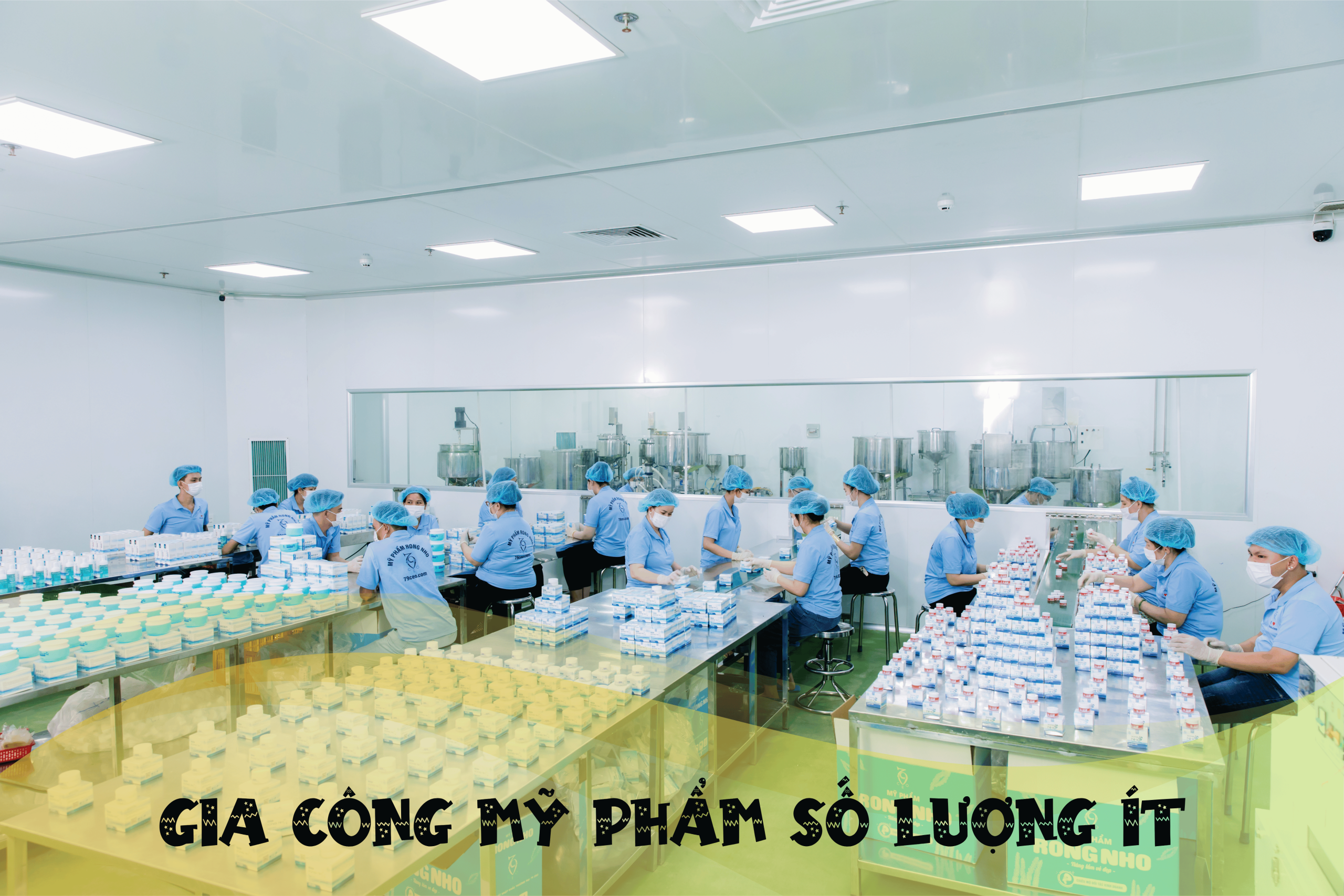 Gia công mỹ phẩm số lượng ít