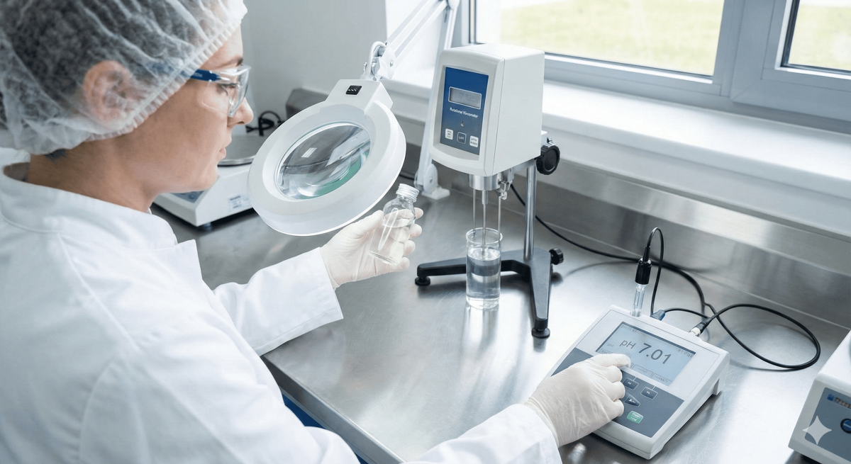 nhan vien qc kiem tra chat luong my pham.jpg