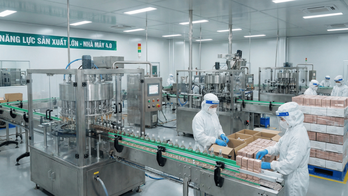 quy trinh san xuat my pham odm