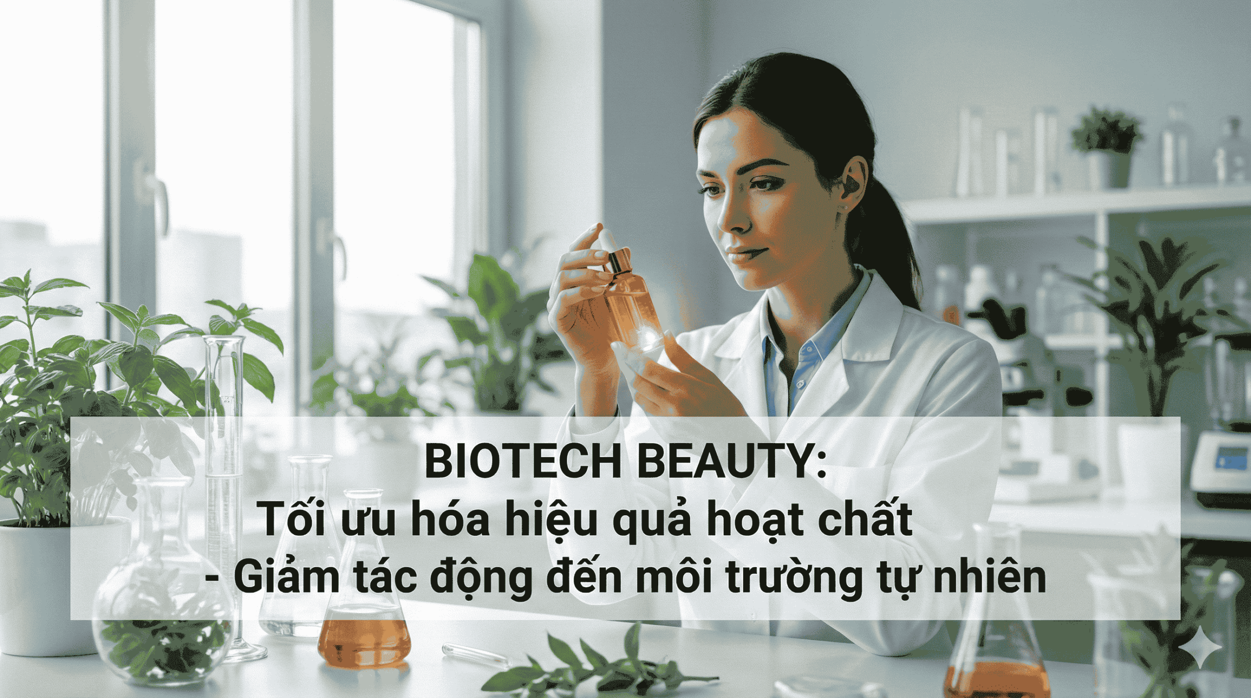 Công nghệ sinh học trong sản xuất mỹ phẩm 2026