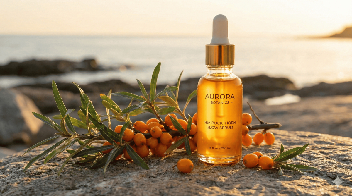 Serum và kem dưỡng da chiết xuất hắc mai biển