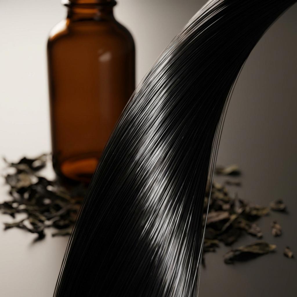 Cơ chế bám màu của dầu gội phủ bạc bảo vệ cấu trúc tóc.