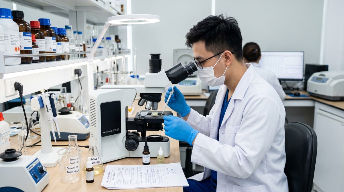 Quy trình gia công sản xuất mỹ phẩm tại nhà máy đạt chuẩn
